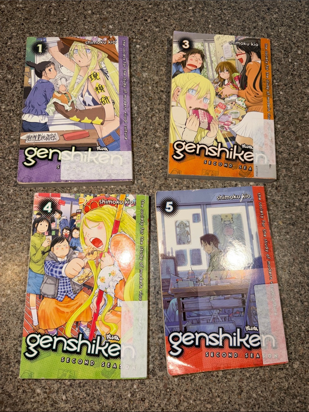 Genshiken manga series books